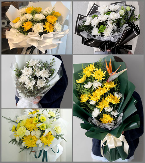 广东汕头市潮南区胪岗镇泗和村白事花束代送